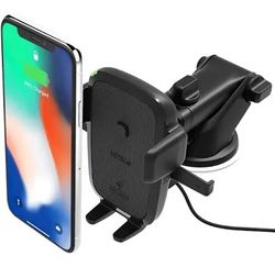 iOttie Easy One Touch Wireless Qi Certified Fast Charge, Dash & Windshield Car Mount and Holder