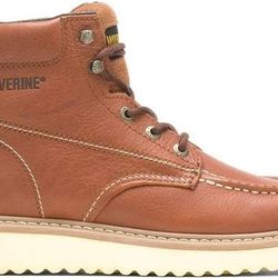 NEW Size 9 10 10.5 11 12 or 13 Or 13 Wide Wolverine Men Work Boot Soft Toe Wedge Moc-Toe 6"