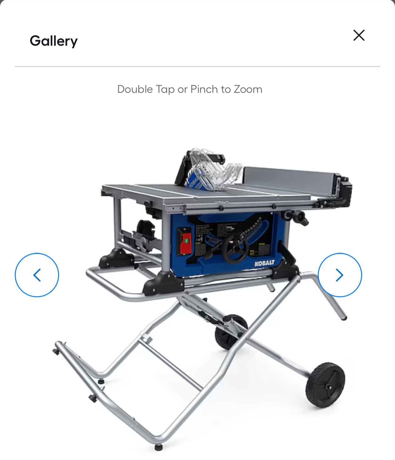 Portable Jobsite Table Saw 