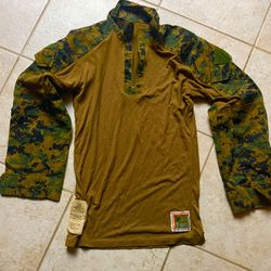 Combat Ensemble Frog Woodland MARPAT Shirt 