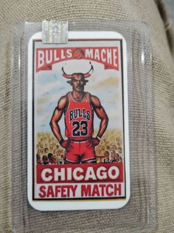 Japanese Matchbox Michael Jordan card. Rare
