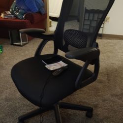 Black Office Chair Rolling