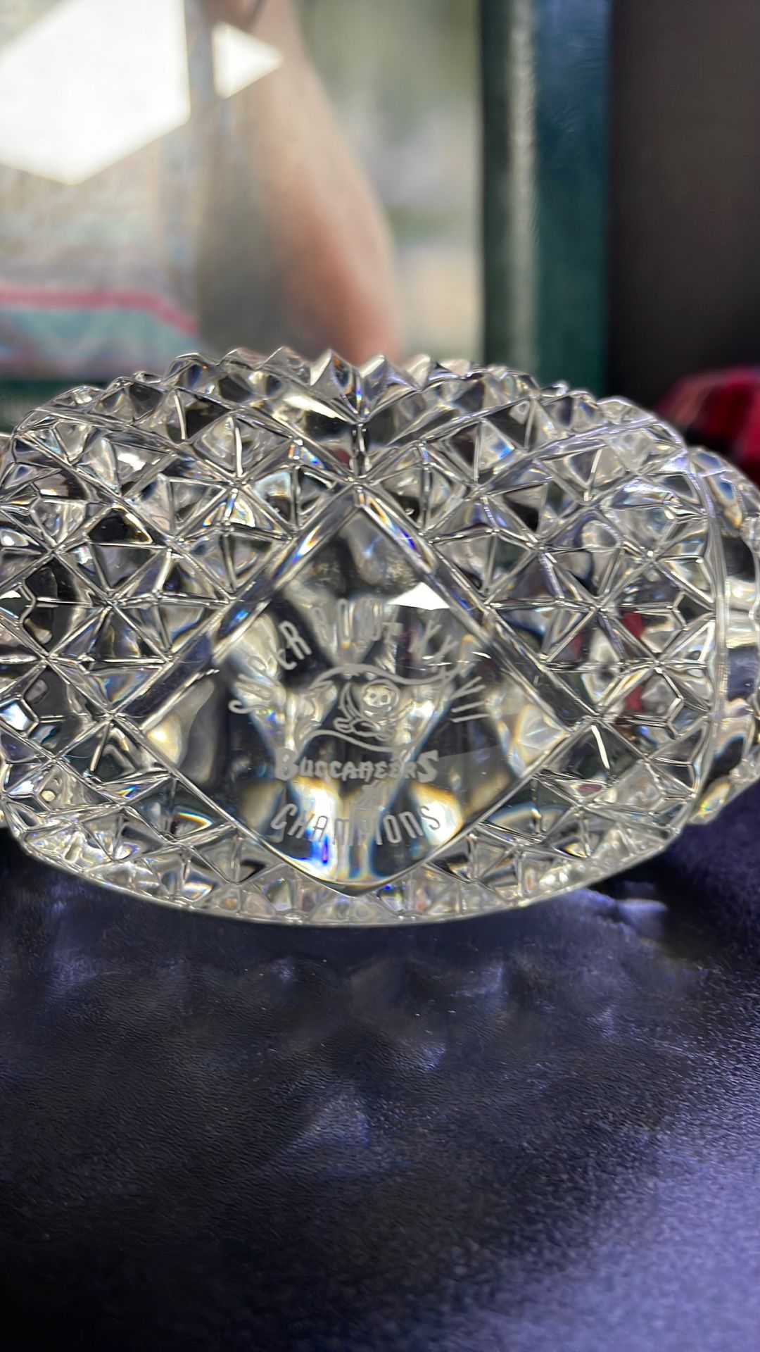 Waterford Crystal buccaneers Superbowl Champions XxxvII