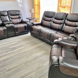 Furniture Living Room Set Recliner