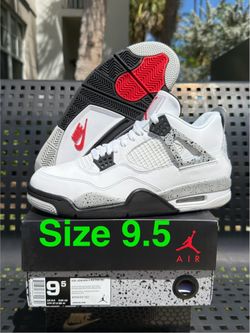 Jordan 4 Retro OG Cement Size 9.5 Nigel Brick Fragment Union Virgil