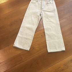 Citizens Of Humanity Gaucho High Rise Cropped Wide Leg Jeans