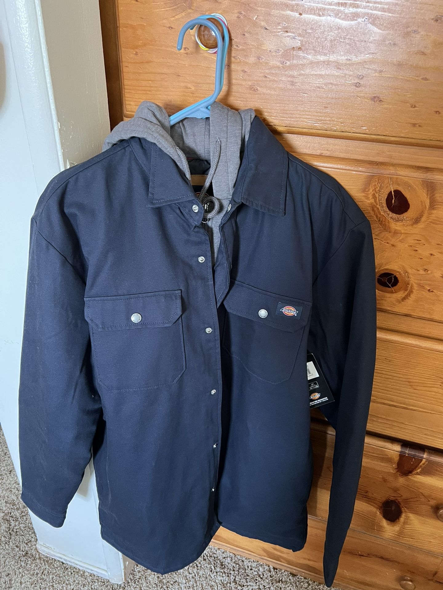 Dickies Hooded Duck Canvas Shirt Jacket New