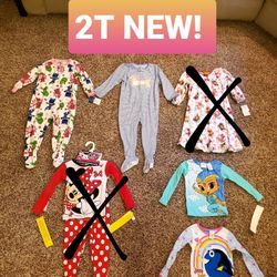 NEW! 2t Pajamas - 4 Pieces!