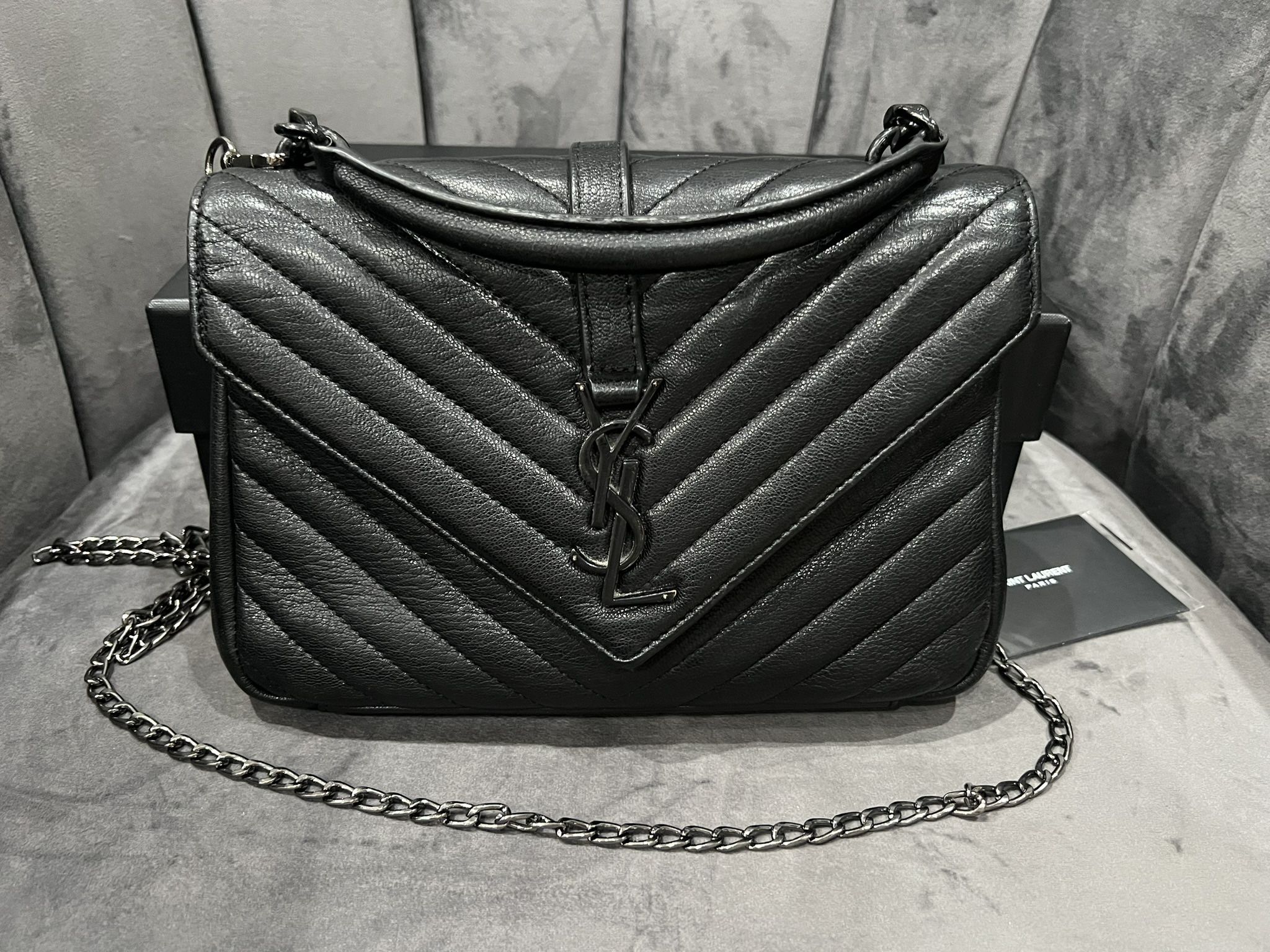 YSL Medium College Bag Top Handle