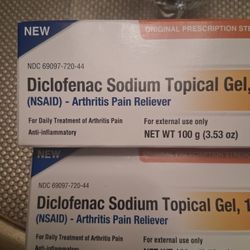 $30.! For Two- DICLOFENAC Gel. 3.53oz.