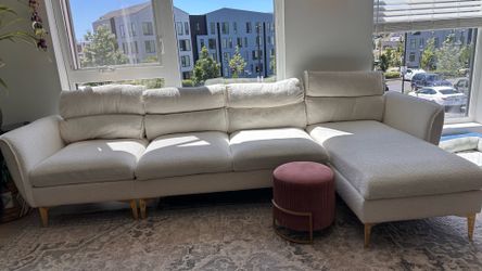 Couch- L shape cream