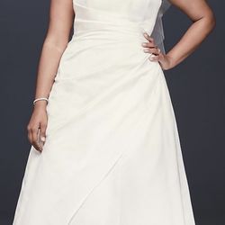 Wedding Dress A Line Satin 