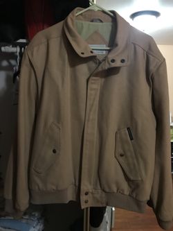 Members only wool bomber jacket size Large