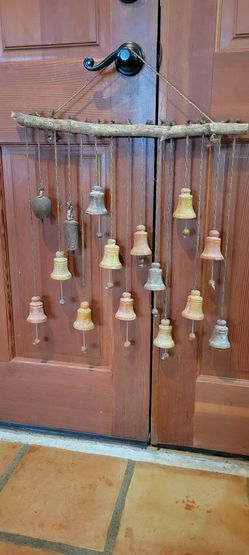 Ceramic And Metal Bells Chime 