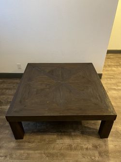 Coffee Table Brown Sturdy