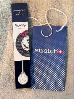 AP x Swatch / Royal Pop White Brand New.