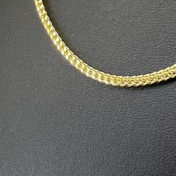 10kt Gold Franco Necklace 2.3mm 6.50grams 22” 159299 1