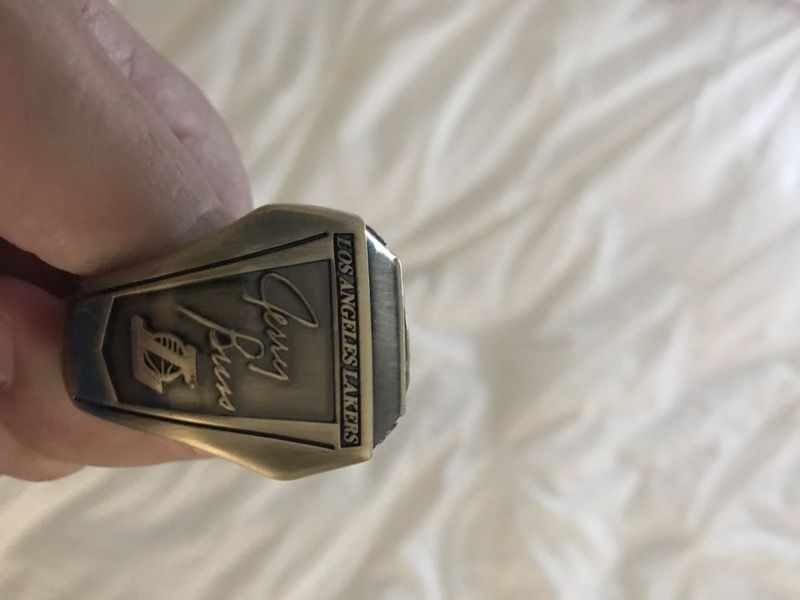 Jerry Buss Lakers Birthday Ring. Limited edition collectors item.