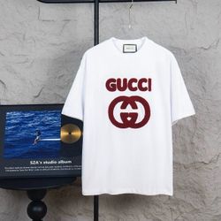 Unisex white crew neck T-shirt