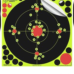 12” Sticky Splatters Target Sheets 25 Ct