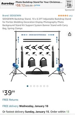 Adjustable Photo Backdrop 
