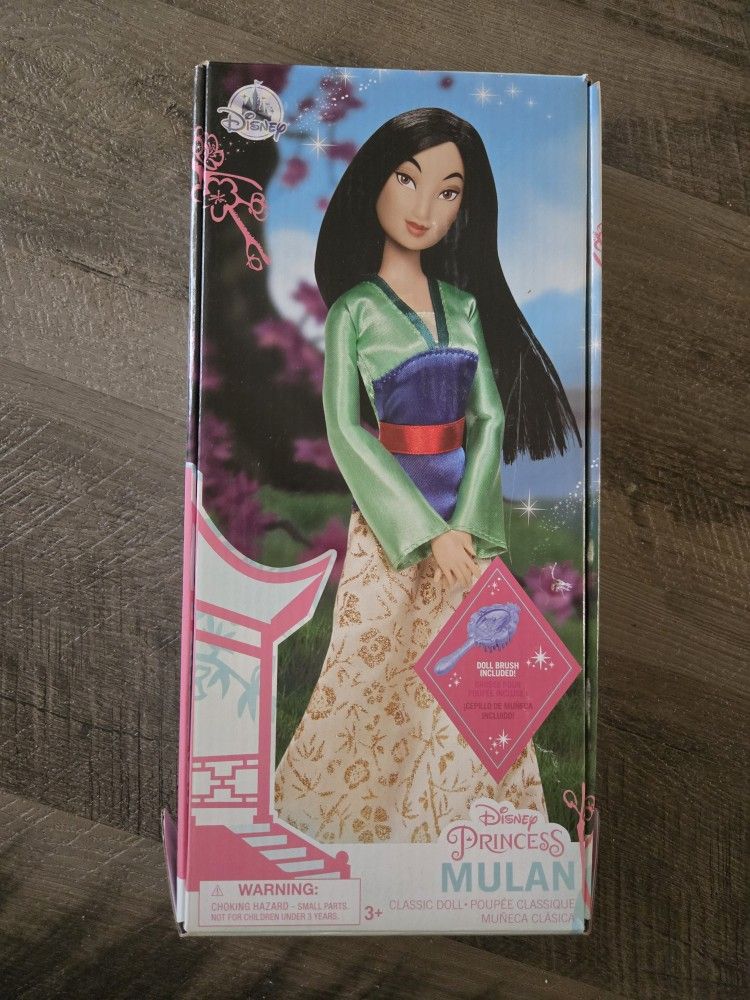 Disney Princess Mulan 11.5 Inch Doll BRAND NEW