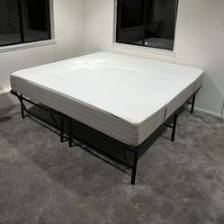 $80 King Size Mattress + Frame 