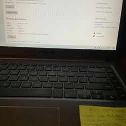 Refurbished Asus Notebook With Charger 