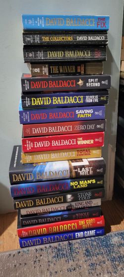 David Baldacci 7 hardcover and 10 paperback