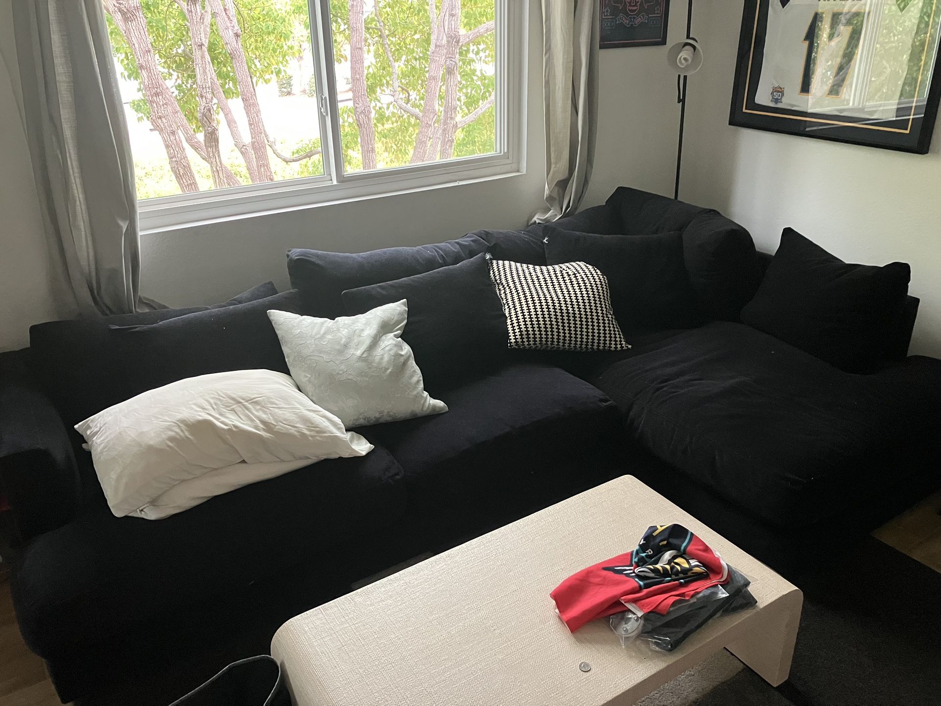 Black Sectional Couch