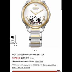 Women Disney Watch Like New Gold