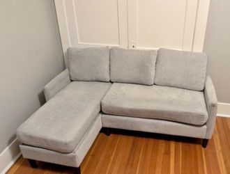 Comfy grey couch