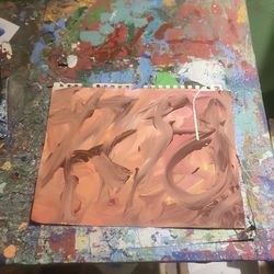 Abstract Expressionist Paintings Set