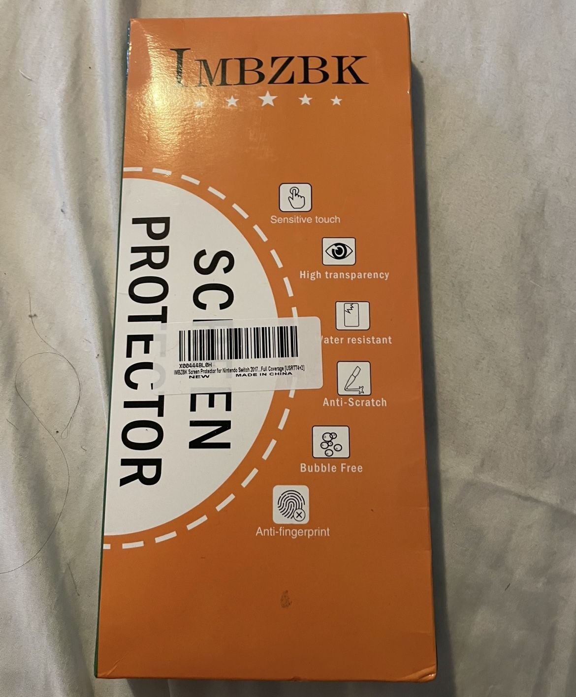 IMBZBK 4 Pack Screen Protector for Nintendo Switch 2017 Tempered Glass Accessories with 2 Pack TPU Nintendo Switch Controller Case Cover, Full Coverag