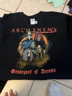 Vintage Archenemy Tour Concert Shirt Size Large
