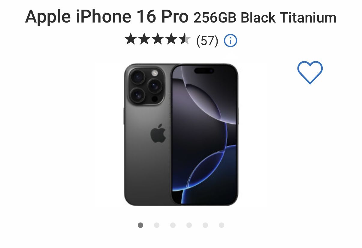 iPhone 16 Pro 256 Gb