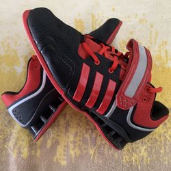 Adidas Adi-Power Black&Red Weightlifting Shoe 9.5M