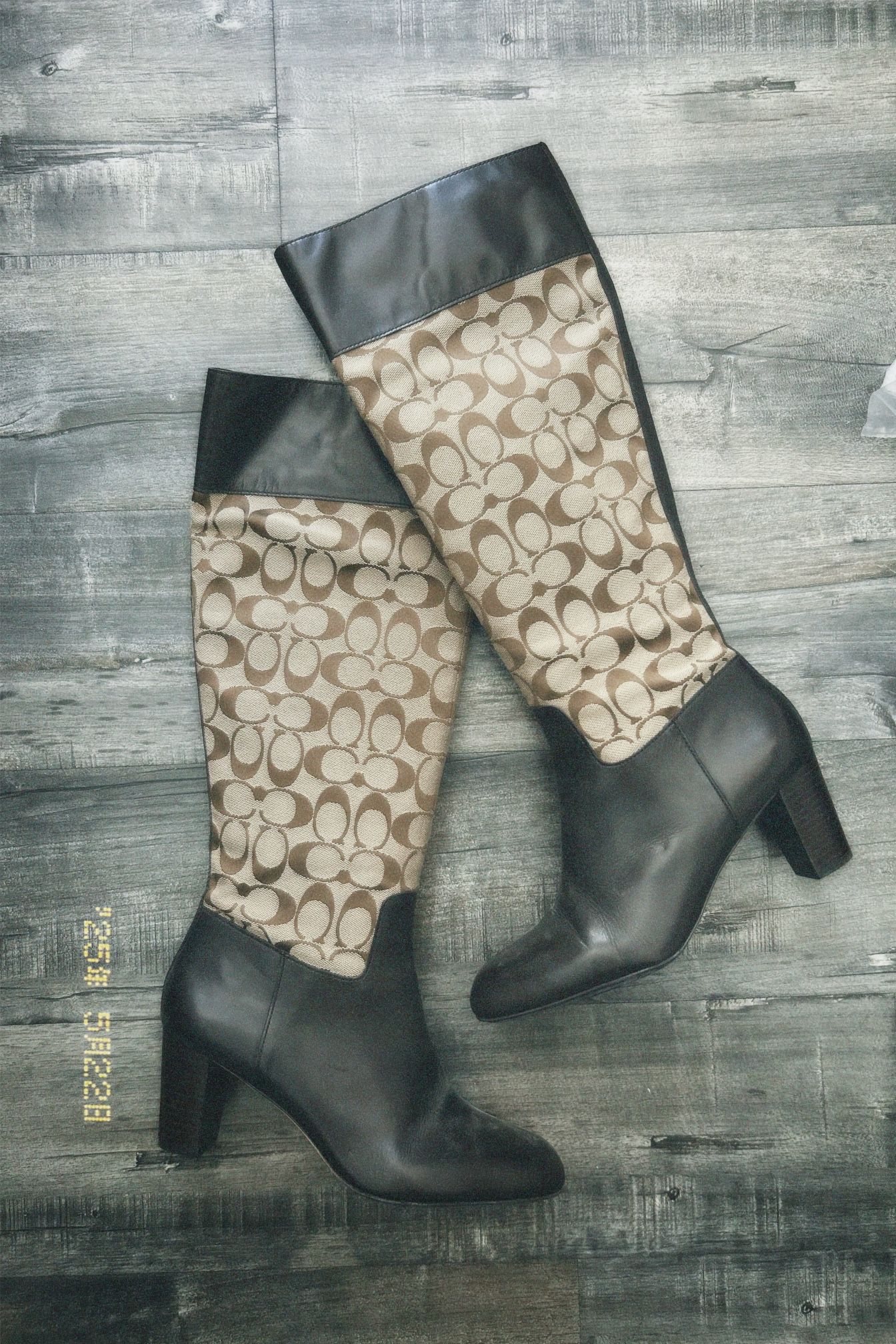 Coach Heeled Boots