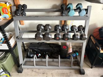 Weights and rack