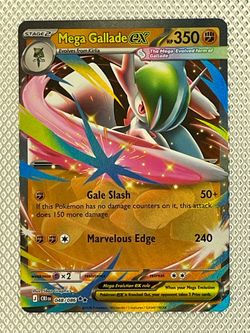 Mega Gallade ex #048/086 Chaos Rising Pokémon Card