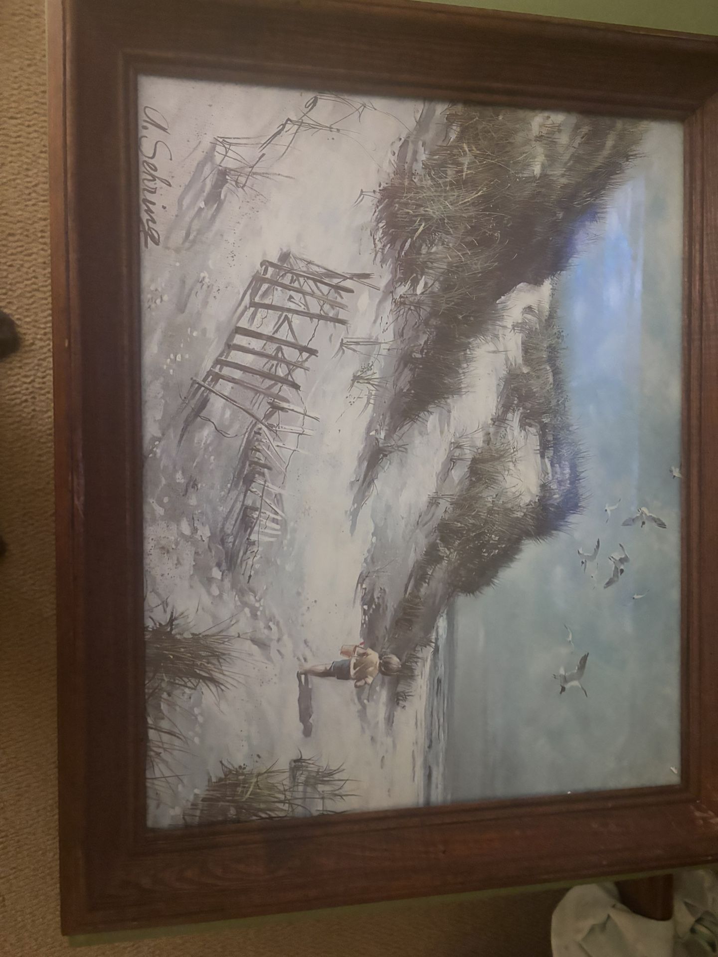 Day At The Beach Oil painting