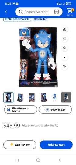 Sonic 3 talking/light up character