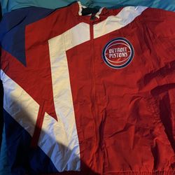 Early 2000s Detroit Pistons Starter Jacket 2x