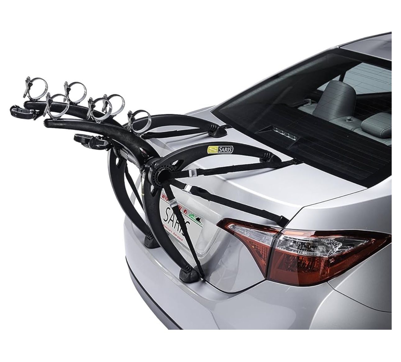 Saris 3-Bikes Rack For Car Trunk
