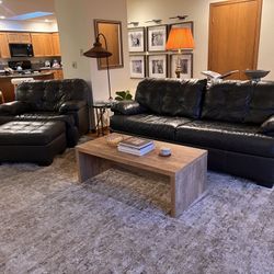 Leather Couch Set