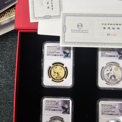 Moon festival, panda set Very collectible.