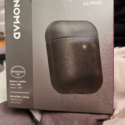 New In Box Nomad Rugged Leather Case For Air Pods Generation 1 And 2