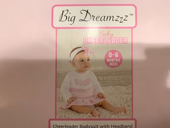 Baby cheerleader costume