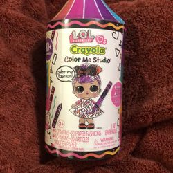 LOL SURPRISE CRAYOLA COLOR ME STUDIO NEW!