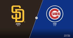 Cubs Vs Padres - 4 Tickets